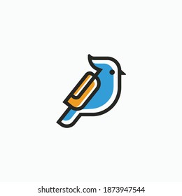 parrot logo, parrot icon, parrot vector