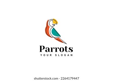 Parrot Logo Icon Vector Illustration