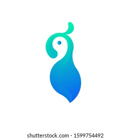Parrot logo illustration vector  template 