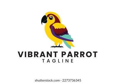 parrot logo, minimal parrot logo, parrot studio logo, unique parrot logo,