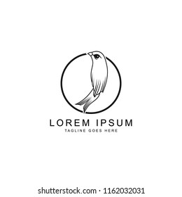 parrot logo template