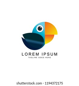 parrot logo template