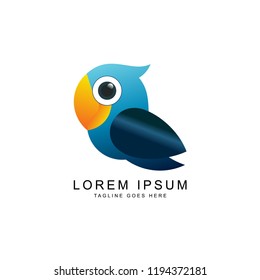 parrot logo template