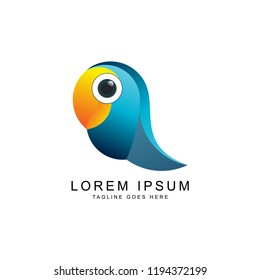 parrot logo template