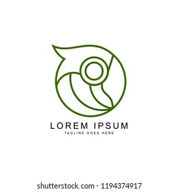 parrot logo template