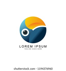 parrot logo template