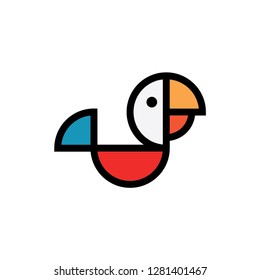 parrot logo template