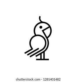 parrot logo template