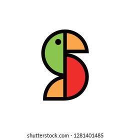 parrot logo template