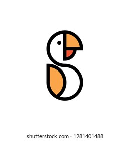 parrot logo template