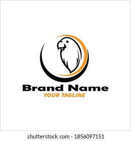 Parrot Logo Template Modern Vector