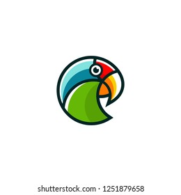 Parrot logo Vector