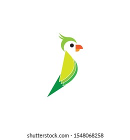 Parrot logo vector icon design