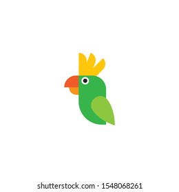 Parrot logo vector icon design