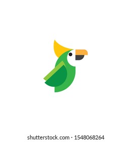 Parrot logo vector icon design