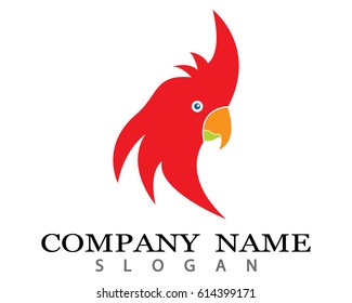 Parrot logo vector illustration