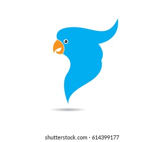 Parrot logo vector illustration