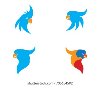 Parrot logo vector illustration