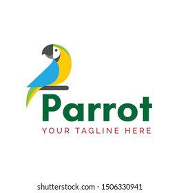 parrot logo for your business company or your design element