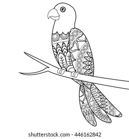 parrot mandala icon