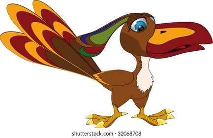 parrot from old children's animated films