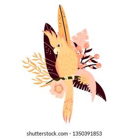 Parrot on the branch