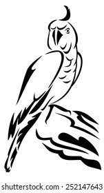 Parrot outline