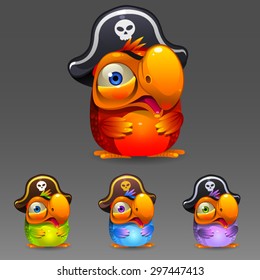 Parrot pirate set