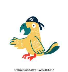 parrot pirate vector