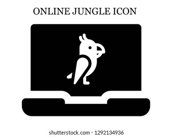 Parrot search icon. Editable Parrot search icon for web or mobile.