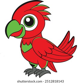 Parrot silhouette design illustration art