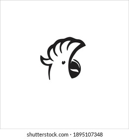 Parrot Symbol Logo. Vector Illustration.