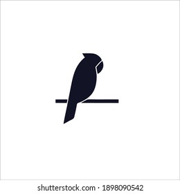 Parrot Symbol Logo. Vector Illustration.
