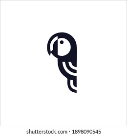Parrot Symbol Logo. Vector Illustration.