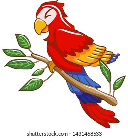 parrot vector graphic design clipart