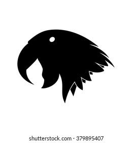 Parrot. Vector icon.
