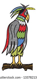 parrot vector illustration