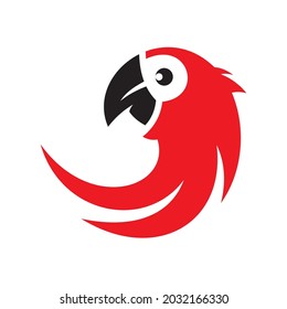 Parrot Vector Logo Design Template