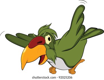Parrot.Cartoon