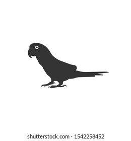 Parrot,Macaw silhouette vector on a white background