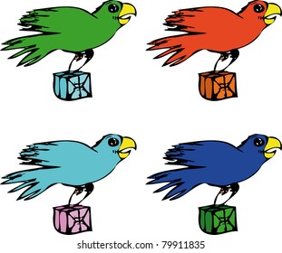 parrots mail line