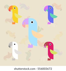 Parrots set