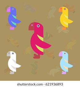 Parrots set