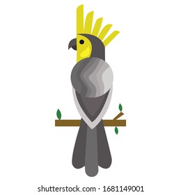 Parrots simple Illustration Clip Art vector