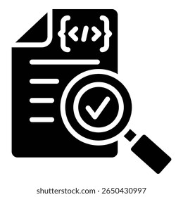 Parser Icon Bold Style For Various Design Purposes