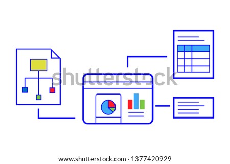 Parsing the document graphics statistics sign