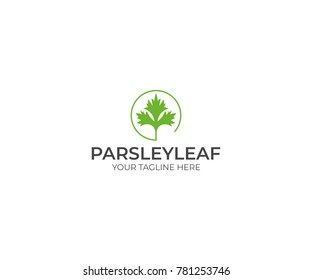 coriander logo images stock photos vectors shutterstock https www shutterstock com image vector parsley logo template cilantro vector design 781253746