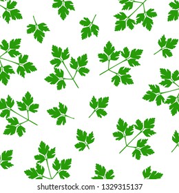 Parsley pattern. Vector illustration.