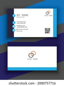 VECTOR DE IMPRESIÓN DE TARJETA DE NEGOCIO PARSONAL 