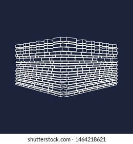 Part of the abstract castle defense wall.